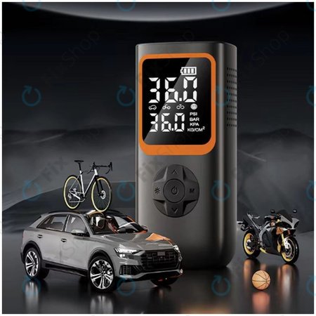 Compresseur d'Air Électrique Portable avec Accessoires (11.1V, 2000mAh)