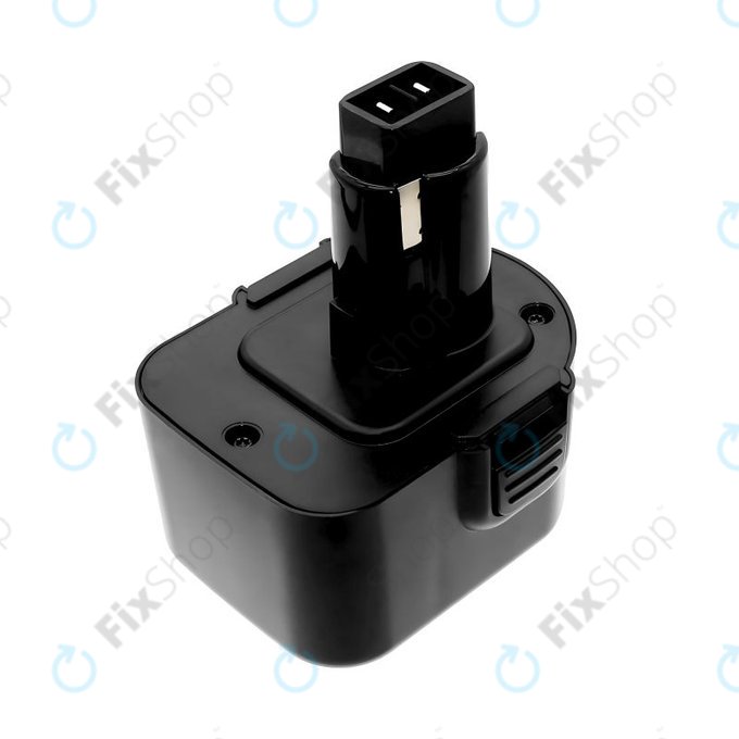 Batterie pour Black & Decker Cd1202, 2100mAh, Ni-MH, 12V, PS130A, HQ