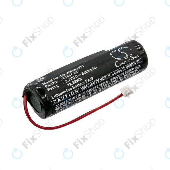 Batterie pour WAHL Beretto Black Stealth, Chrome, 3400mAh, Li-Ion, 3.7V, 93837-001, HQ