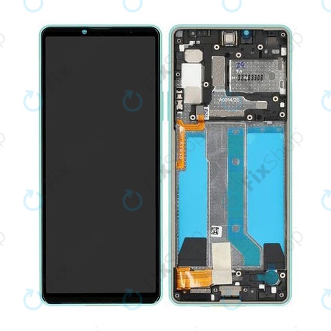 Sony Xperia 10 IV XQCC54 - Écran LCD + Ecran Tactile + Cadre (Menthe) - A5047175A Genuine Service Pack