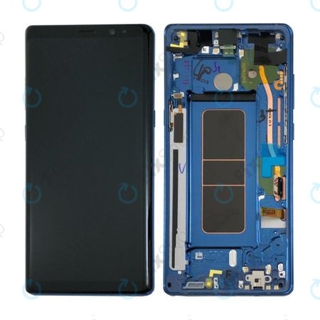 Samsung Galaxy Note 8 N950F - Écran LCD + Écran Tactile + Cadre (Bleu Deep Sea) - GH97-21065B, GH97-21066B Genuine Service Pack