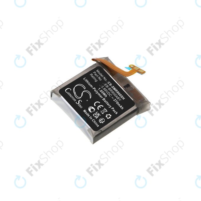 Batterie pour Samsung Watch 5 40mm, 270mAh, Li-Pol, 3.88V, EB-BR900ABY, HQ