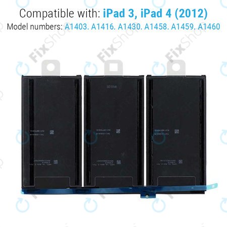 Apple iPad 3, iPad 4 - Batterie 11560mAh