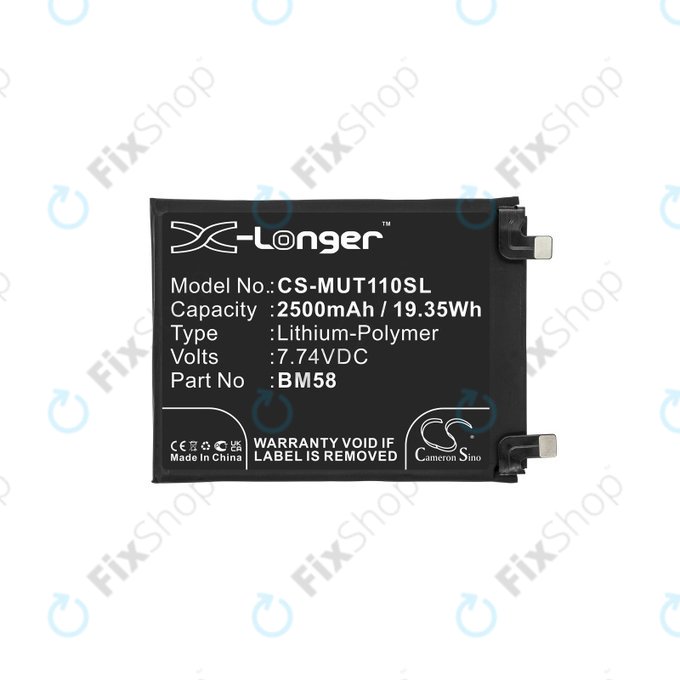 Xiaomi 11T Pro - Batterie BM58 2500mAh HQ