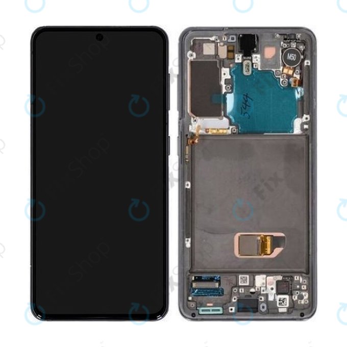 Samsung Galaxy S21 G991B - Écran LCD + Ecran Tactile + Cadre (Phantom Gray) - GH82-24544A, GH82-24545A Genuine Service Pack