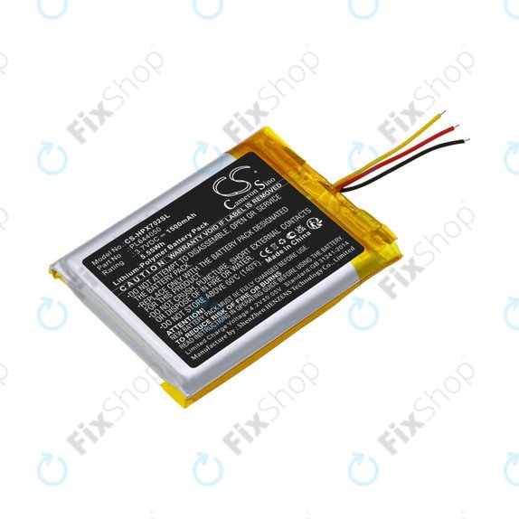 Batterie pour HyperX Cloud Flight, Cloud Alpha, 1500mAh, Li-Pol, 3.7V, PL644050, HQ
