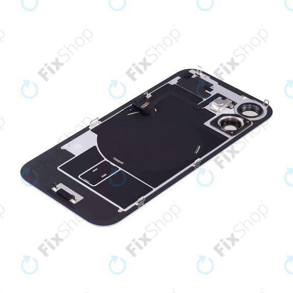 Apple iPhone 16 Plus - Verre de la coque arriere + Verre de caméra + Plaque en métal + Aimants MagSafe (Ultramarine)
