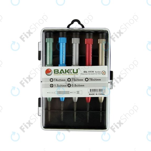 Baku BK-5530 - Jeu de tournevis pour ordinateurs portables (5pcs)