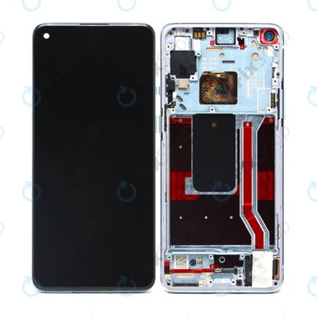 OnePlus 8T - Écran LCD + Écran tactile + Cadre (Noir) OLED