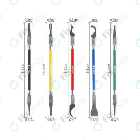 Best BST-70 - Ensemble d'outils de levier de colle pour dissolvant de processeur de puce BGA