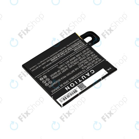 Batterie pour Google Pixel 2 G011A, 2700mAh, Li-Pol, 3.85 V, G011A-B, HQ