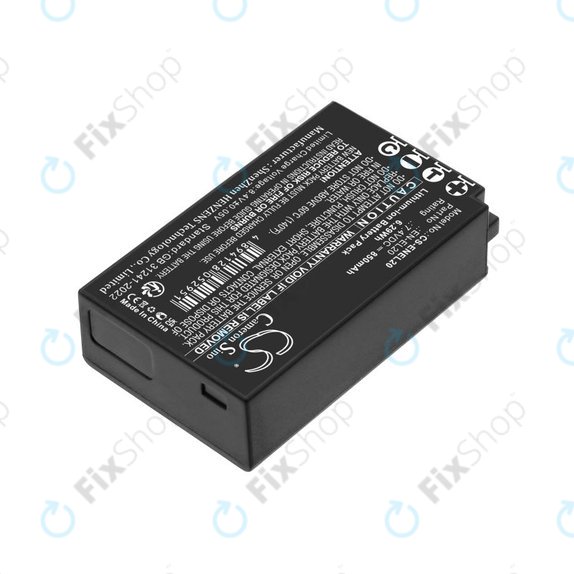 Batterie pour Nikon Coolpix A, 850mAh, Li-Ion, 7.4V, EN-EL20, HQ