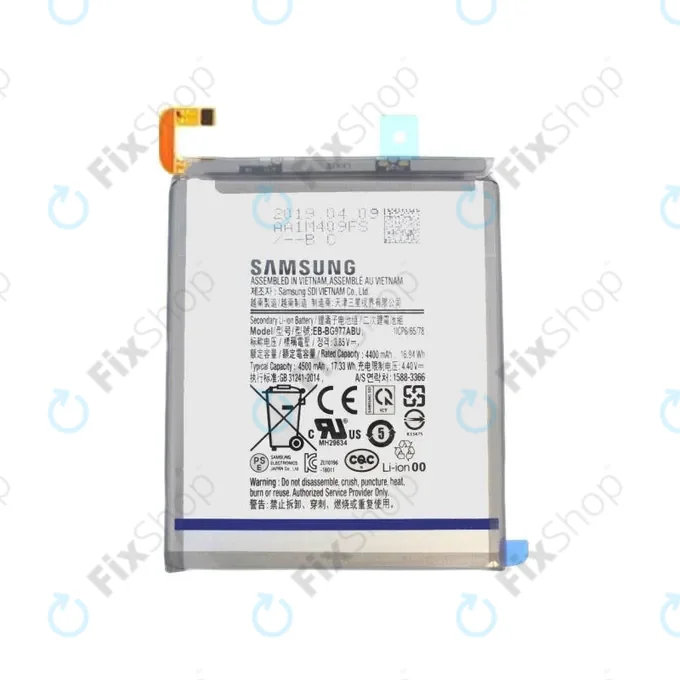 Samsung Galaxy S10 5G G977F - Batterie 4500mAh EB-BG977ABU - GH82-19750A Genuine Service Pack