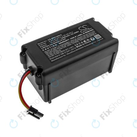 Batterie pour Sencor SRV 9250, SRV 8250, SRV 6250, SRV 4250, Blaupunkt XSMART, SRX 1002, Li-ion, 14.4V, 3000mAh, HQ
