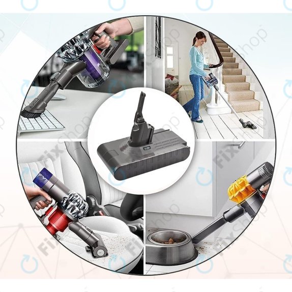 Dyson V8 - Batterie 215681, PM8-US-HFB1497A Li-Ion 21.6V 4000mAh