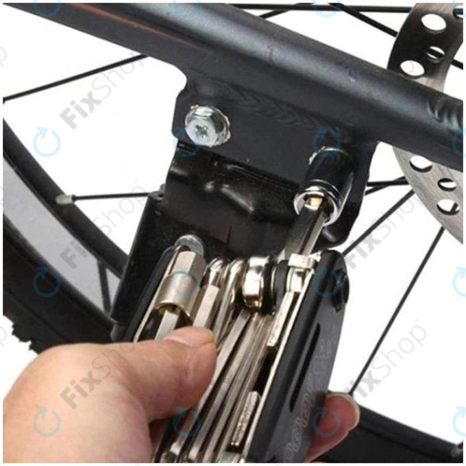 Boîte à outils multifonctionnelle pour scooters et vélos 16 en 1