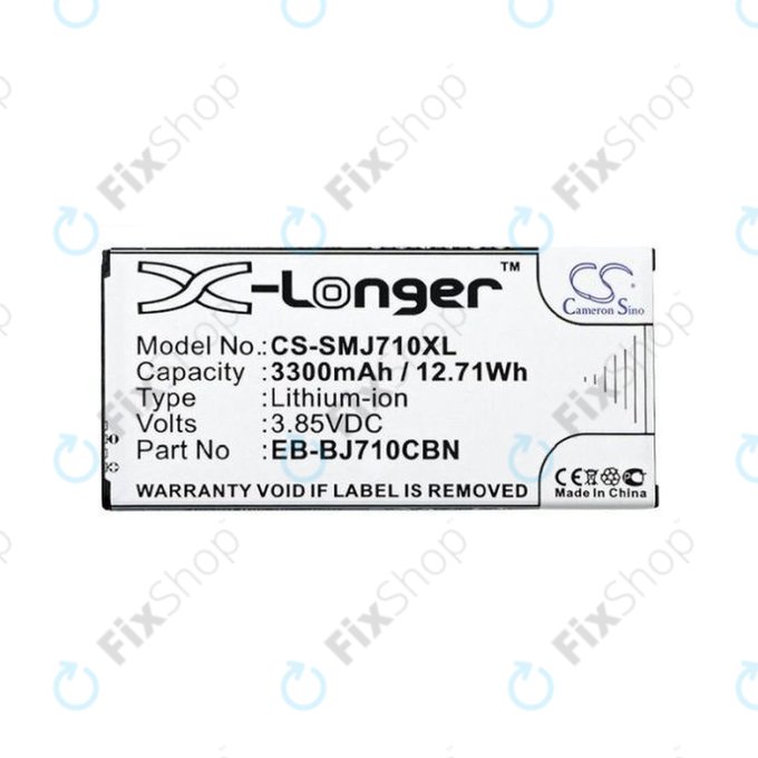 Samsung Galaxy J7 J710FN (2016) - Batterie EB-BJ710CBE 3300mAh HQ