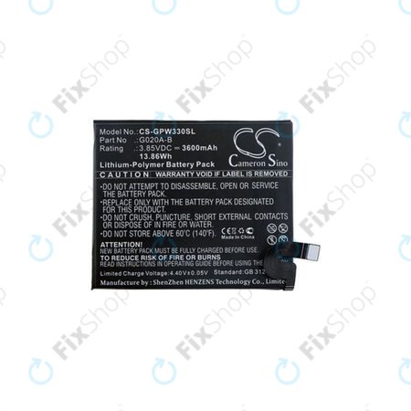 Google Pixel 3a XL - Batterie G020A-B 3600mAh HQ