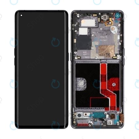 Oppo Find X2 Pro - Écran LCD + Écran Tactile + Cadre (Noir) - 4903839 Genuine Service Pack