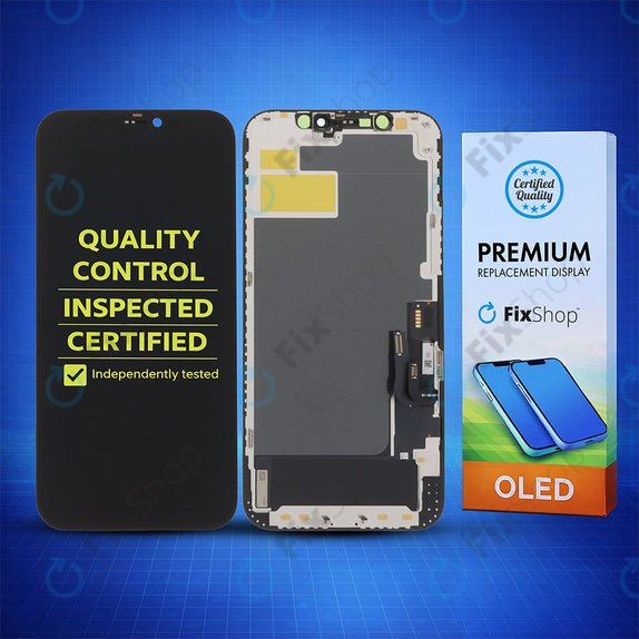 Écran Soft OLED pour iPhone 12, 12 Pro, Tactile avec cadre, DIAGNOSTIC