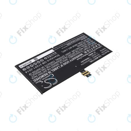 Batterie pour Microsoft Surface Pro 4, 5050mAh, Li-Pol, 7.5V, DYNR01, HQ