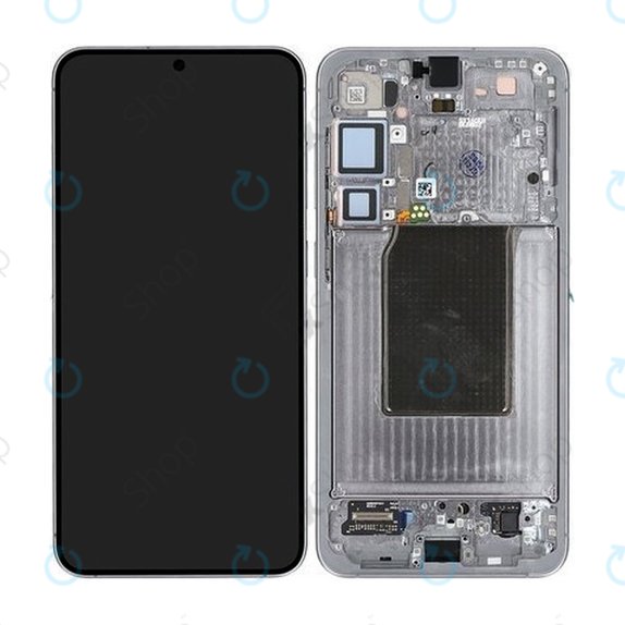 Samsung Galaxy S25 Plus - Écran LCD + Écran tactile + Cadre (Silver Shadow) OLED