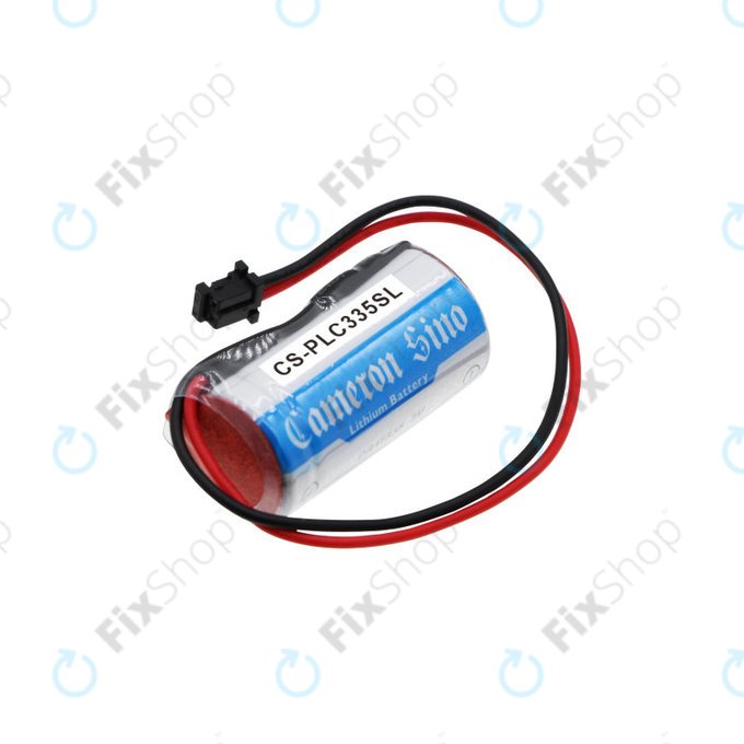 Batterie pour Mitsubishi CR17335SE-R, Sanyo GT15-BAT, 1800mAh, Li-MnO2, 3V, Q6BAT, HQ