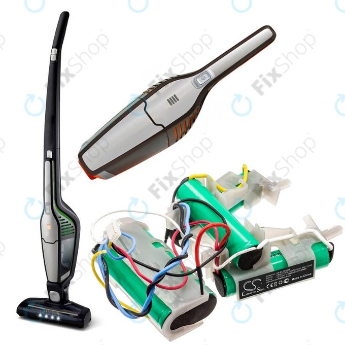 AEG Electrolux Ergorapido-series, CX-7-series, QX8-series - Batterie 8087979053, 809115702, VBHC7787E Li-Ion 18.0V 2500mAh HQ