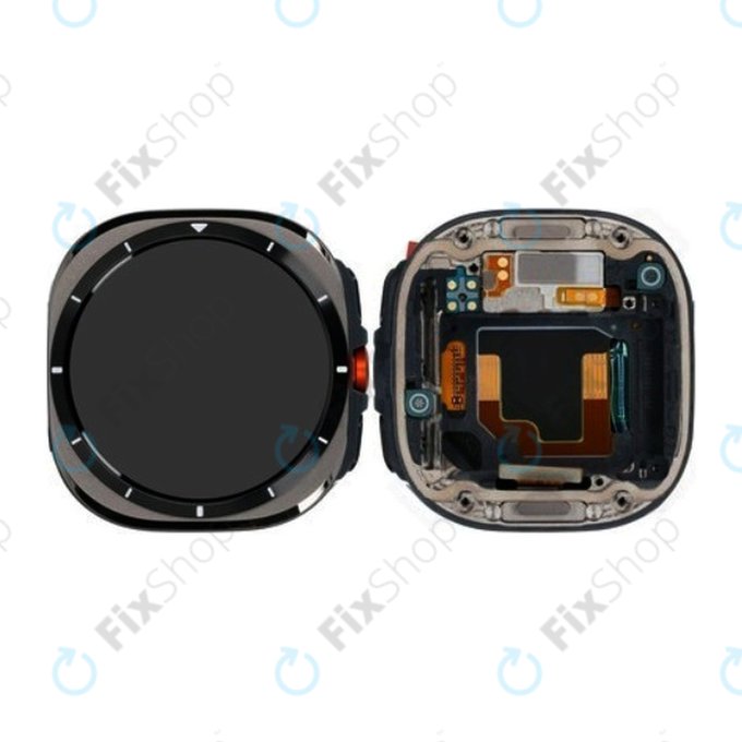 Samsung Galaxy Watch Ultra (LTE) SM-L705U - Écran LCD + Écran tactile + Cadre (Titanium) - GH82-35194B Genuine Service Pack