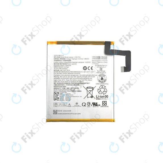 Lenovo Tab M10 Plus - Batterie L19D1P32 5000mAh