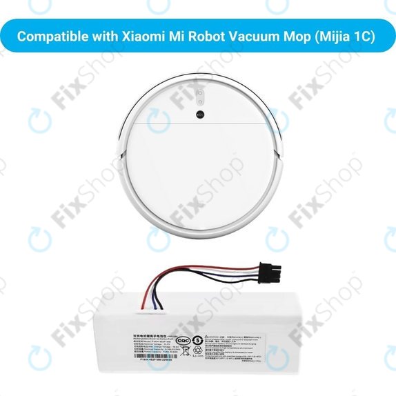 Xiaomi Mi Robot Vacuum Mop (Mijia 1C) - Batterie STYTJ01ZHM Li-Ion 14.4V 2600mAh