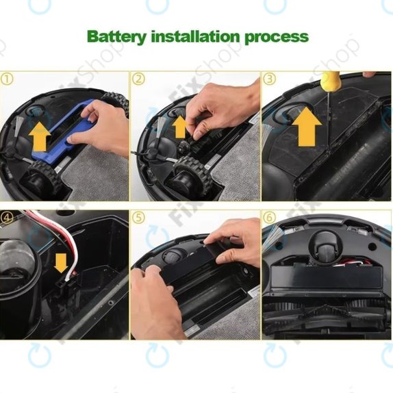 Xiaomi Mi Robot Vacuum Mop Pro (P) - Batterie STYTJ02YM Li-Ion 14.8V 3400mAh