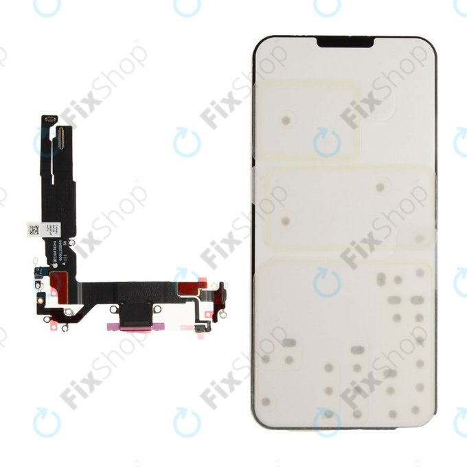 Connecteur de charge + Câble flexible pour iPhone 16 | Pink | 923-11224 | Genuine Apple