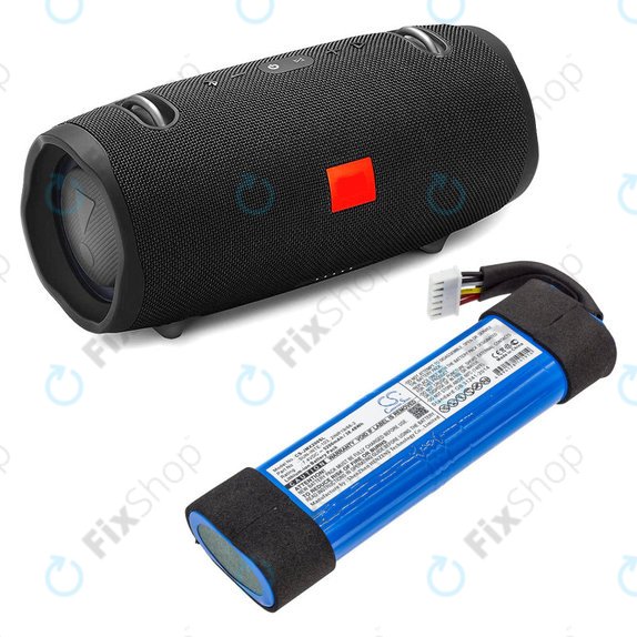 Batterie pour JBL Xtreme 2, 5200mAh, Li-ion, 7.4V, SUN-INTE-103, HQ