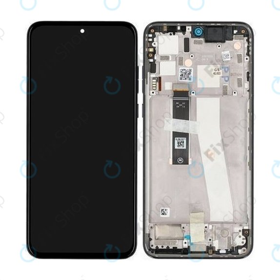 Motorola Edge 30 Neo XT2245 - Écran LCD + Dotykové Sklo + Rám (Black Onyx) - 5D68C21403 Genuine Service Pack