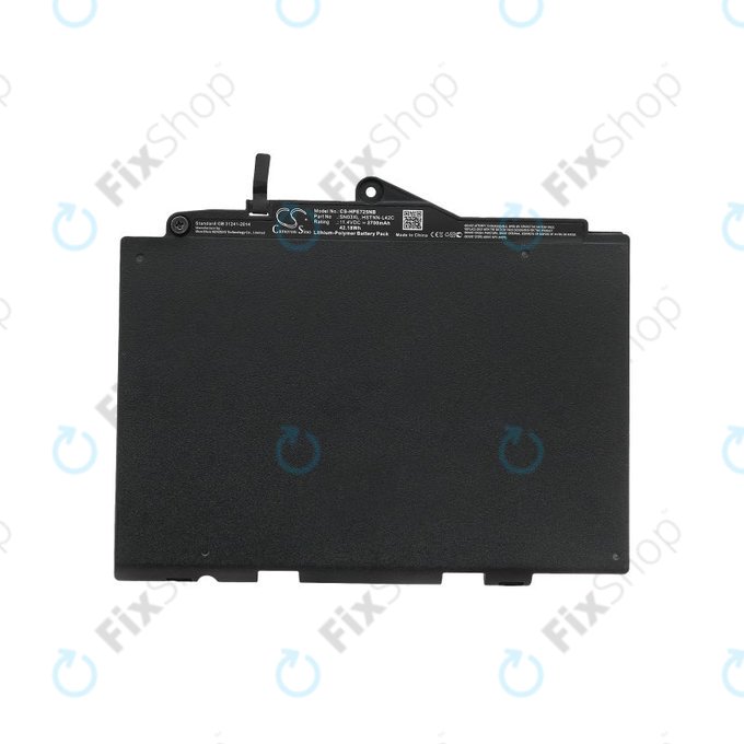 Batterie pour HP Elitebook 725 G3, 3700mAh, Li-Pol, 11.4V, 800232-241, HQ