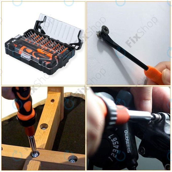 Jakemy JM-6124 - Jeu d'outils de tournevis de précision 48 en 1