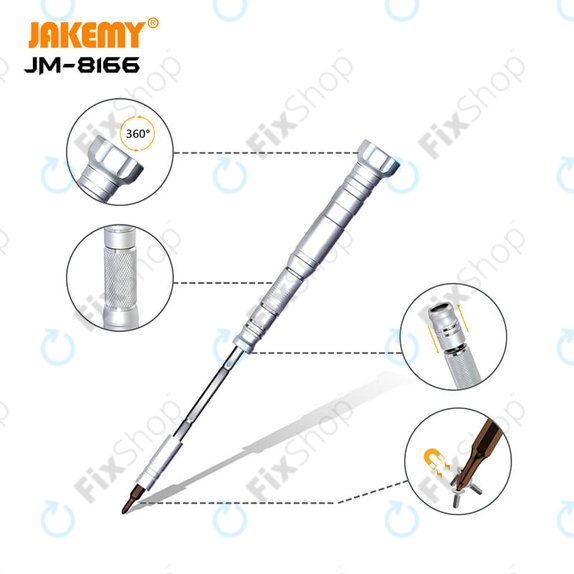 Jakemy JM-8166 - Boîte à outils de tournevis multifonctions 61 en 1