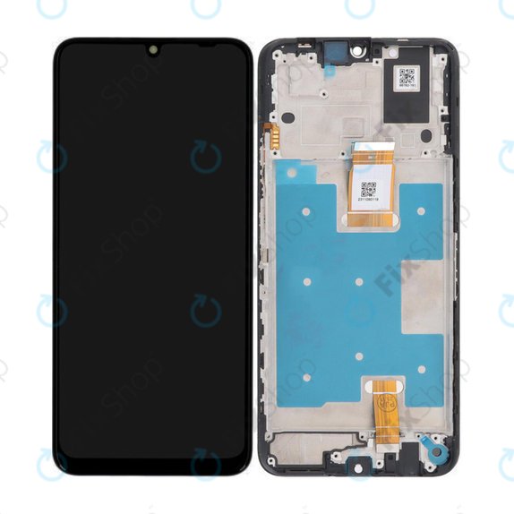 Honor X7a RKY-LX1 RKY-LX2 - Écran LCD + Écran Tactile + Cadre (Noir Minuit) - Pack de Service d'Origine 0235AENA