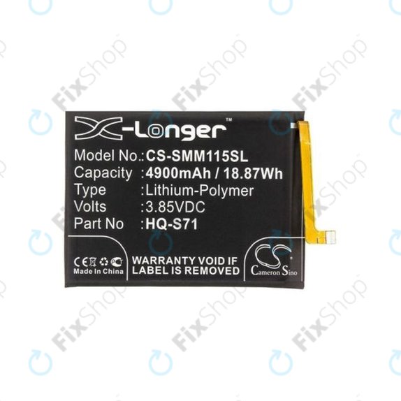 Samsung Galaxy M11 M115F - Batterie HQ-S71 4900mAh HQ