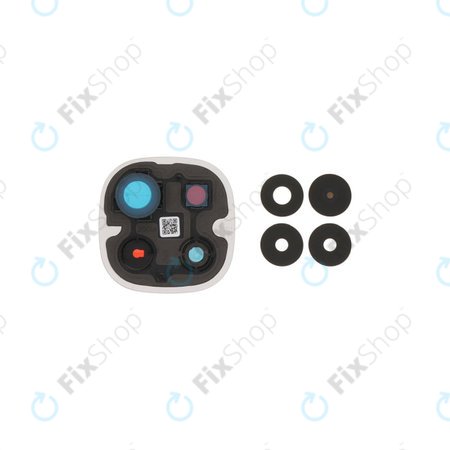 Objectif de caméra arrière avec cadre pour Xiaomi Redmi Note 15 Pro 5G, Glacier Blue