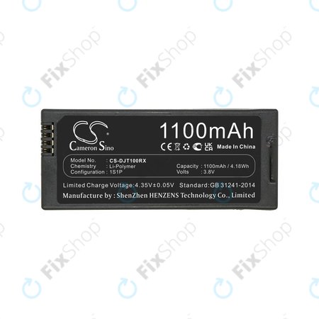 Batterie pour DJI Tello, 1100mAh, Li-Pol, 3.8V, T01, HQ