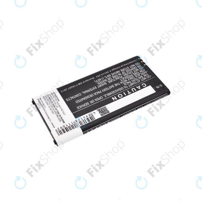 Batterie pour Microsoft Lumia 640, 2600mAh, Li-Ion, 3.8 V, BV-T5C, HQ