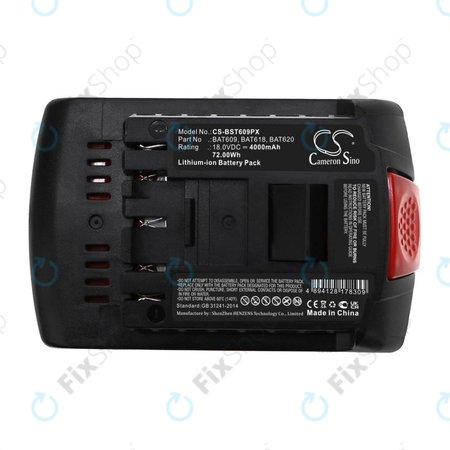 Batterie pour Bosch 17618, Gsb 18, 4000mAh, Li-Ion, 18V, BAT620, HQ