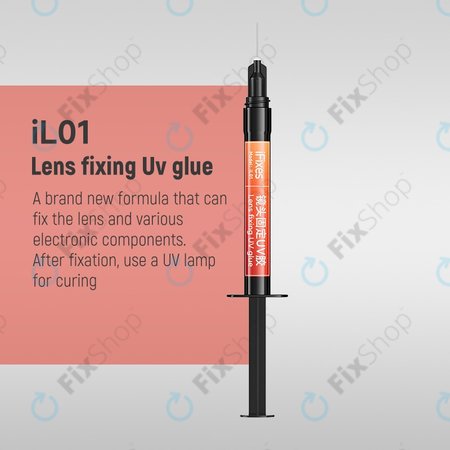 iFixes iL01 - colle UV pour fixation de lentilles, 5ml