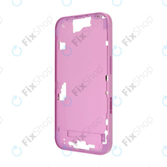 Apple iPhone 16 - Cadre central + Boutons d’alimentation + Volume (Pink)