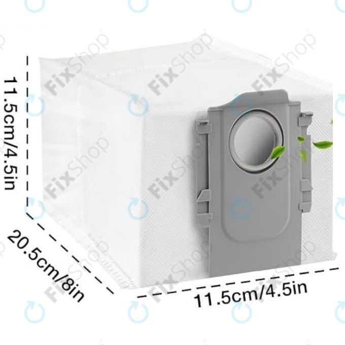 Xiaomi Roborock Qrevo Curv, Qrevo Edge, S8 MaxV Ultra, S8 Max Ultra, Saros 10, Saros 10R, QV-series - Sac a poussiere