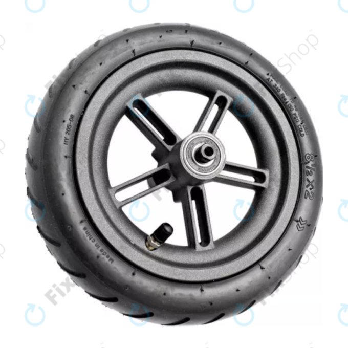 Xiaomi Mi Electric Scooter 1S, 2 M365, Essential - Roue arrière complète (Black) - C002550001900, C002550003500 Genuine Service Pack