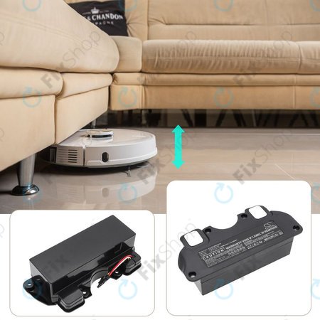 Batterie pour ETA 4228 Navaggio Profi, 5200mAh, Li-Ion, 14.4V, 4228 00100, HQ