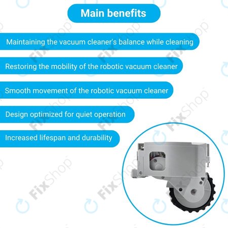 Xiaomi Mijia 1S - Roue avec moteur (droite) (Blanc)